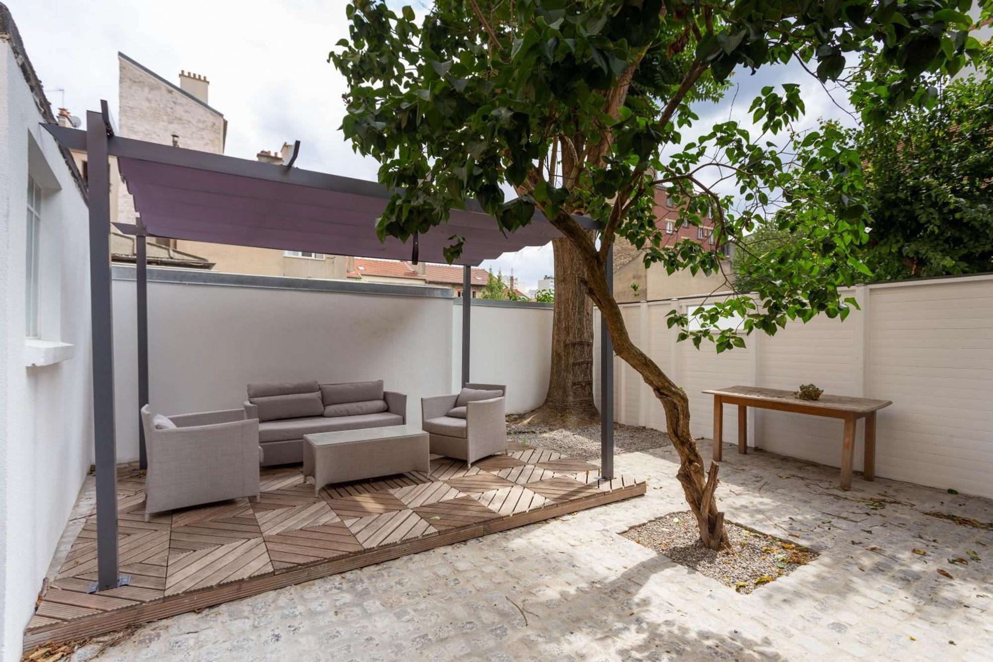 Lovely Little House With Private Garden In Paris 塞纳河畔伊夫里 外观 照片
